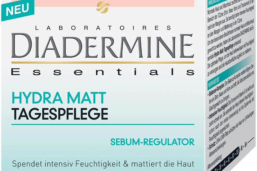 Diadermine Essentials Hydra Matt Tagespflege