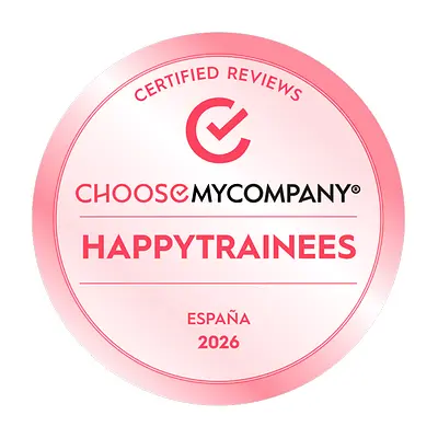 Het logo van “HAPPYTRAINEES 2026 by ChooseMyCompany”.