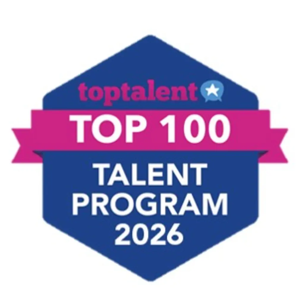 Het logo van het top 100 Talent Program 2026.