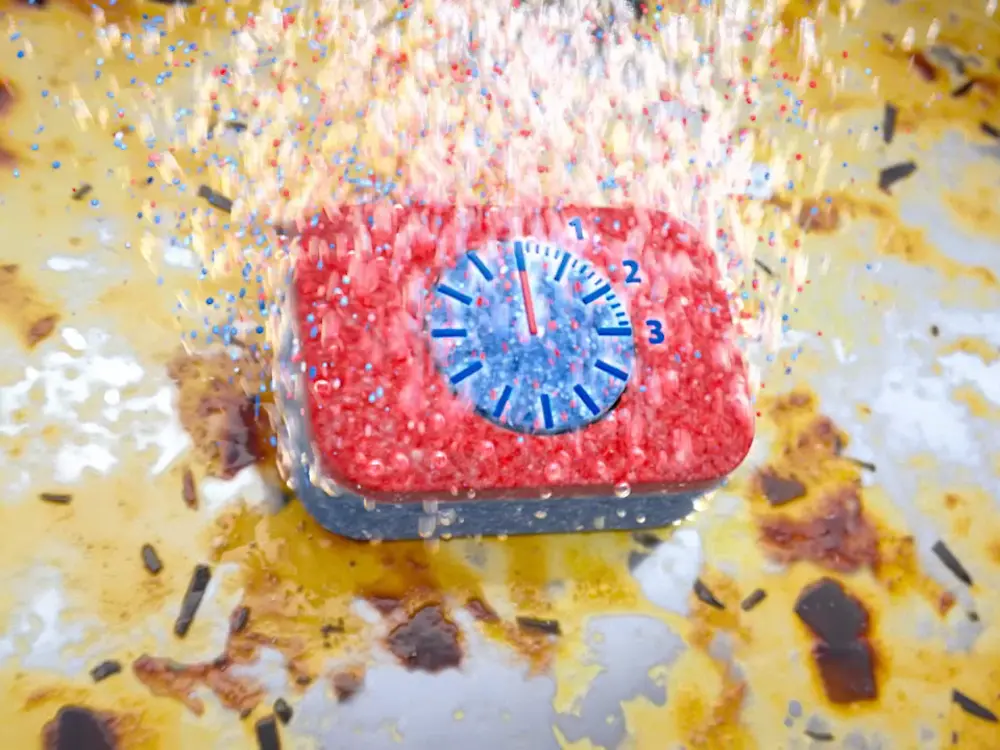 Das schnelle Freisetzen der Aktivsubstanzen bewirkt eine erstklassige Spülleistung